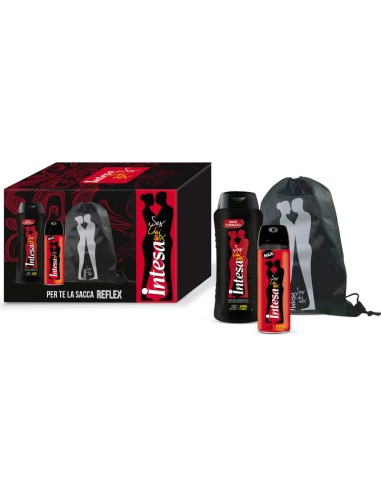 intesa sex unisex confezione: docciashampoo 300ml + deo spray 150ml + sacca: tuttocasashop.live: igiene e cura della persona