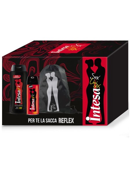 intesa sex unisex confezione: docciashampoo 300ml + deo spray 150ml + sacca: tuttocasashop.live: igiene e cura della persona