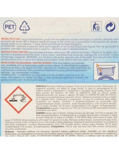 forzablu acqua blu wc - 2 pastiglie - deterge - anticalcare - lunga durata: tuttocasashop.live: pulizia e cura della casa