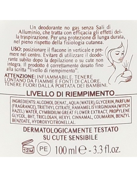 giardino dei sensi deo profumo vapo squeeze - 100ml - orchidea: tuttocasashop.live: igiene e cura della persona
