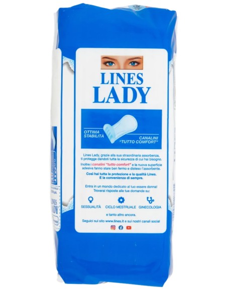 lines lady assorbenti ingienici anatomici - 10 pezzi: tuttocasashop.live: igiene e cura della persona