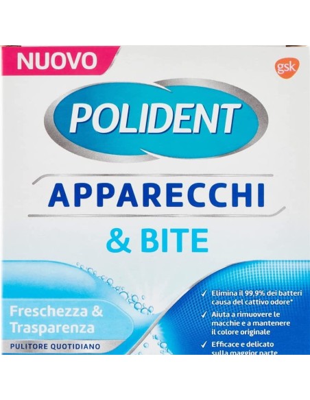 polident 30 compresse effervescenti - per la pulizia di apparecchi & bite: tuttocasashop.live: igiene e cura della persona