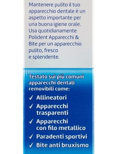 polident 30 compresse effervescenti - per la pulizia di apparecchi & bite: tuttocasashop.live: igiene e cura della persona