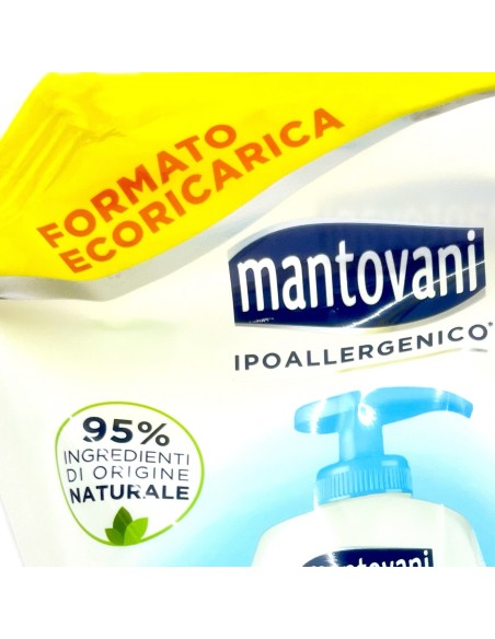 mantovani sapone sapone liquido - ecoricarica 750ml - classico: tuttocasashop.live: igiene e cura della persona