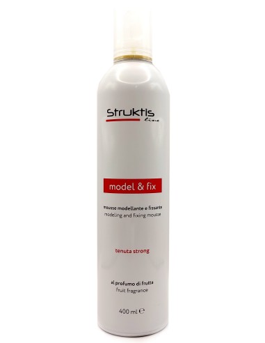 strukti spuma fissante per capelli 400ml - model&fix strong fruit fragrance: tuttocasashop.live: igiene e cura della persona