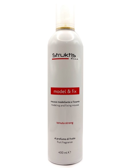 strukti spuma fissante per capelli 400ml - model&fix strong fruit fragrance: tuttocasashop.live: igiene e cura della persona