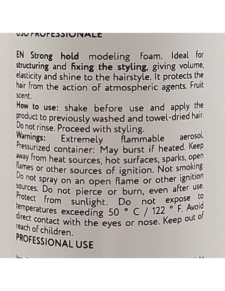 strukti spuma fissante per capelli 400ml - model&fix strong fruit fragrance: tuttocasashop.live: igiene e cura della persona