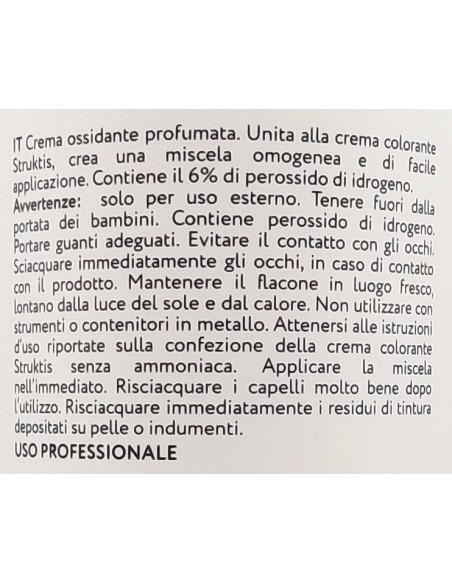 struktis attivatore in crema - ossigeno 20 volumi - ossidante per tintura: tuttocasashop.live: igiene e cura della persona