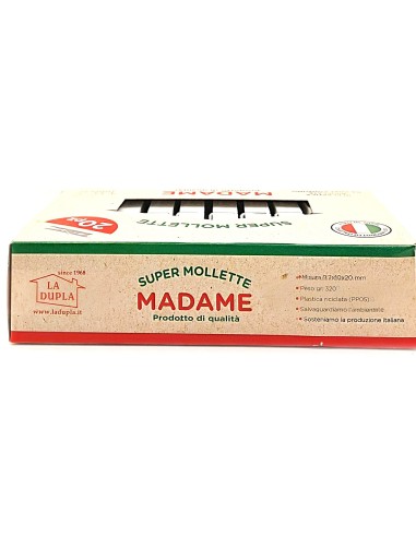 madame la dupla 20 pinze stendi bucato in plastica - bianche - made in italy: tuttocasashop.live: prodotti per bucato e tessuti