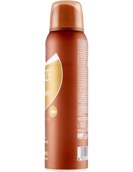 breeze deodorante spray - 150ml - argan - vaniglia e sandalo - zero macchie: tuttocasashop.live: igiene e cura della persona