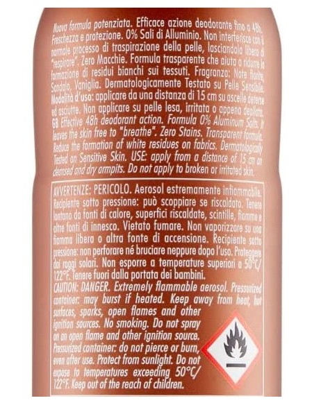 breeze deodorante spray - 150ml - argan - vaniglia e sandalo - zero macchie: tuttocasashop.live: igiene e cura della persona