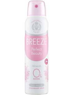 breeze deodorante spray - 150ml - perfect beauty - 0% alcool - zero macchie: tuttocasashop.live: igiene e cura della persona