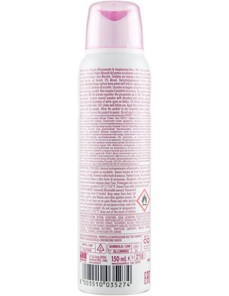 breeze deodorante spray - 150ml - perfect beauty - 0% alcool - zero macchie: tuttocasashop.live: igiene e cura della persona