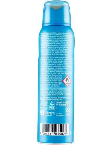 breeze deodorante spray - 150ml - blue - neroli e bergamotto - zero macchie: tuttocasashop.live: igiene e cura della persona