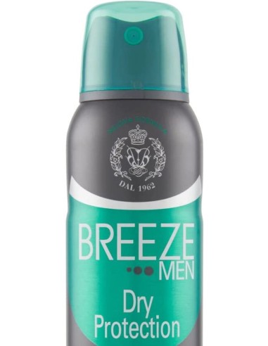 breeze deodorante spray - 150ml - men dry protection - zero alcool e macchie: tuttocasashop.live: igiene e cura della persona