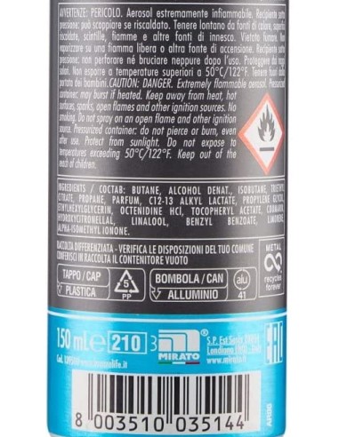 breeze deodorante spray - 150ml - men fresh protection - 48h - zero macchie: tuttocasashop.live: igiene e cura della persona
