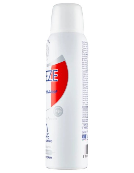 breeze deodorante spray - 150ml - mediterraneo - 0% sali di alluminio: tuttocasashop.live: igiene e cura della persona