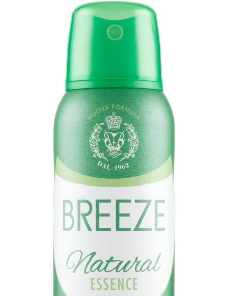 breeze deodorante spray - 150ml - natural essence - the verde - zero macchie: tuttocasashop.live: igiene e cura della persona