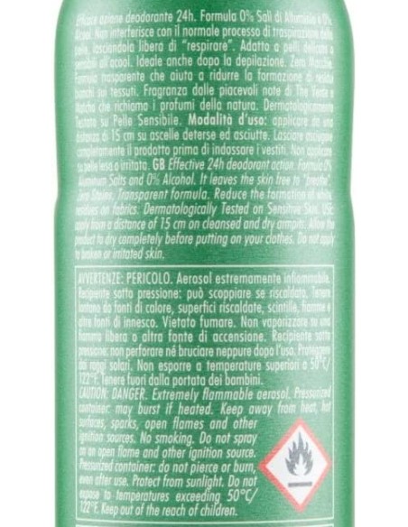 breeze deodorante spray - 150ml - natural essence - the verde - zero macchie: tuttocasashop.live: igiene e cura della persona