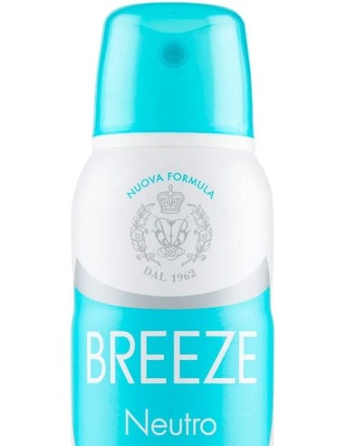 breeze deodorante spray - 150ml - neutro minerals - 0% alcool - zero macchie: tuttocasashop.live: igiene e cura della persona