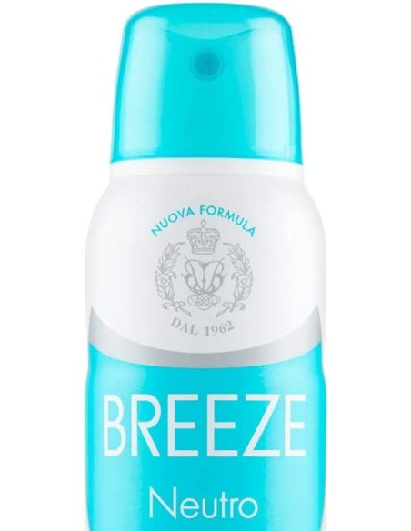 breeze deodorante spray - 150ml - neutro minerals - 0% alcool - zero macchie: tuttocasashop.live: igiene e cura della persona