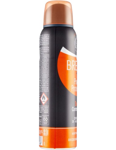 breeze deodorante spray - 150ml - men power protection - 48h - anti-macchie: tuttocasashop.live: igiene e cura della persona
