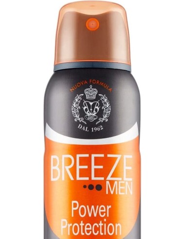 breeze deodorante spray - 150ml - men power protection - 48h - anti-macchie: tuttocasashop.live: igiene e cura della persona
