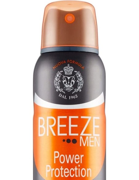 breeze deodorante spray - 150ml - men power protection - 48h - anti-macchie: tuttocasashop.live: igiene e cura della persona