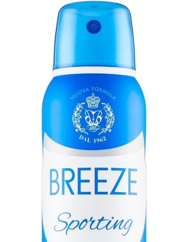 breeze deodorante spray - 150ml - sporting - lime e vetiver - zero macchie: tuttocasashop.live: igiene e cura della persona