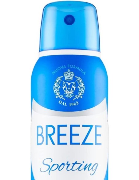 breeze deodorante spray - 150ml - sporting - lime e vetiver - zero macchie: tuttocasashop.live: igiene e cura della persona