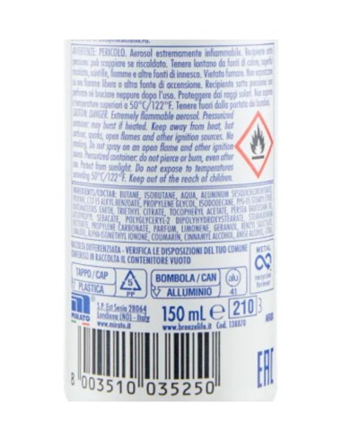 breeze deodorante spray - 150ml - freschezza talcata - zero macchie: tuttocasashop.live: igiene e cura della persona