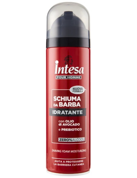 intesa pour homme schiuma da barba - 300ml - idratante - con olio di avocado: tuttocasashop.live: igiene e cura della persona