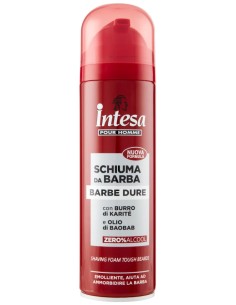 intesa pour homme schiuma da barba - 300ml - barbe dure - burro di karite': tuttocasashop.live: igiene e cura della persona