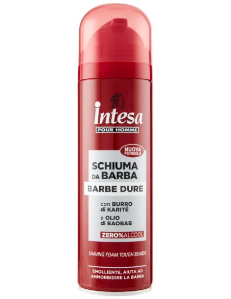 intesa pour homme schiuma da barba - 300ml - barbe dure - burro di karite': tuttocasashop.live: igiene e cura della persona