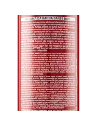 intesa pour homme schiuma da barba - 300ml - barbe dure - burro di karite': tuttocasashop.live: igiene e cura della persona