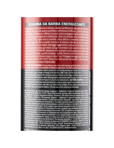 intesa pour homme schiuma da barba - 300ml - energizzante - caffeina guarana: tuttocasashop.live: igiene e cura della persona