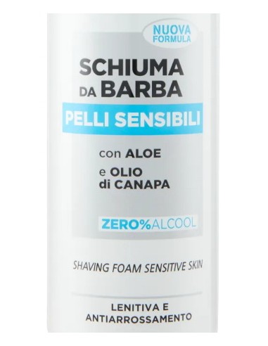 intesa pour homme schiuma da barba - 300ml - pelli  sensibili - aloe canapa: tuttocasashop.live: igiene e cura della persona