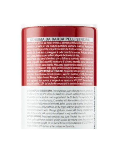 intesa pour homme schiuma da barba - 300ml - pelli  sensibili - aloe canapa: tuttocasashop.live: igiene e cura della persona