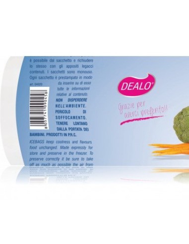 dealo sacchi gelo 28x42cm misura grande s300 - per frigo o congelatore: tuttocasashop.live: carta & monouso