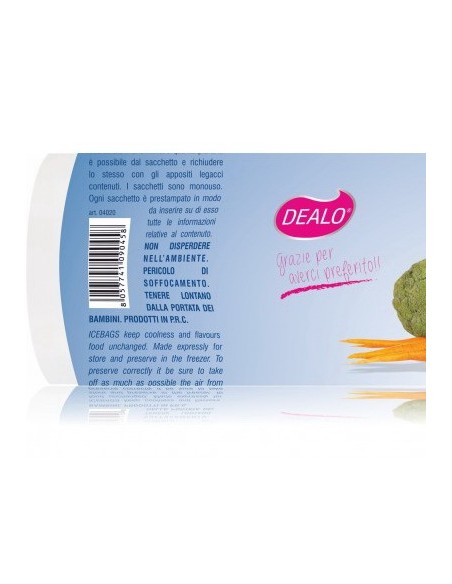 dealo sacchi gelo 28x42cm misura grande s300 - per frigo o congelatore: tuttocasashop.live: carta & monouso