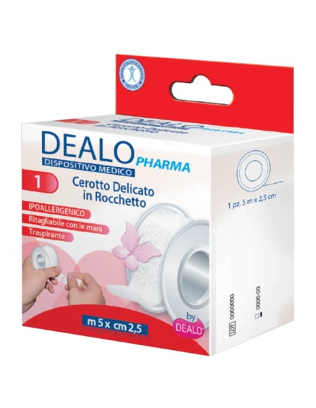 dealo rocchetto per medicazione primo soccorso 5 metri x 2.5cm - bianco: tuttocasashop.live: igiene e cura della persona