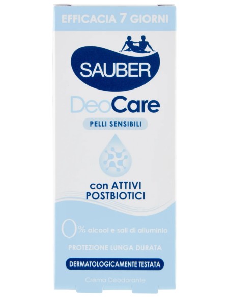 sauber deodorante in crema - 35ml - deo care - efficacia 7 giorni: tuttocasashop.live: igiene e cura della persona