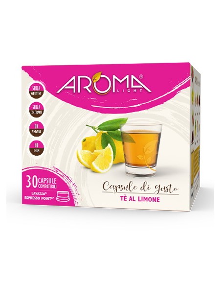 aroma light 30 capsule di gusto - te al limone - per lavazza espresso point: tuttocasashop.live: altro - bazar