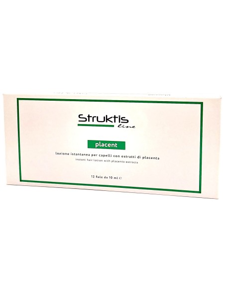 struktis placent lozione capelli - 12 fiale da 10ml - rinforzante: tuttocasashop.live: igiene e cura della persona
