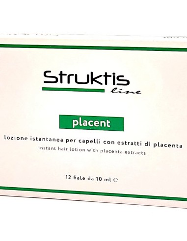 struktis placent lozione capelli - 12 fiale da 10ml - rinforzante: tuttocasashop.live: igiene e cura della persona