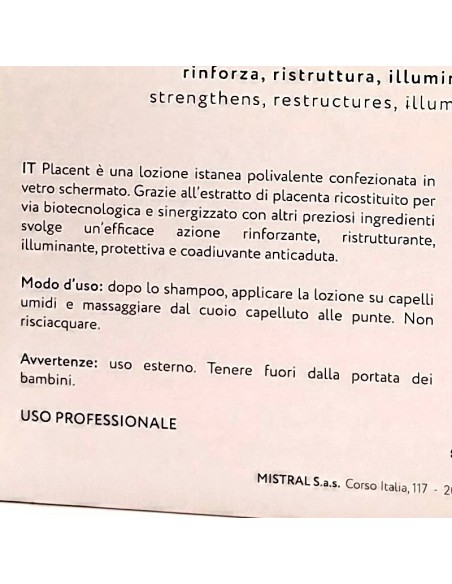 struktis placent lozione capelli - 12 fiale da 10ml - rinforzante: tuttocasashop.live: igiene e cura della persona
