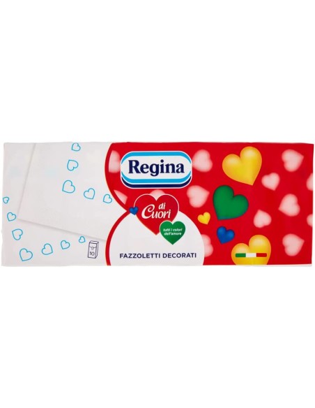 regina ci cuori fazzolettini di carta da naso - 10 pacchetti da 9 pezzi: tuttocasashop.live: carta & monouso