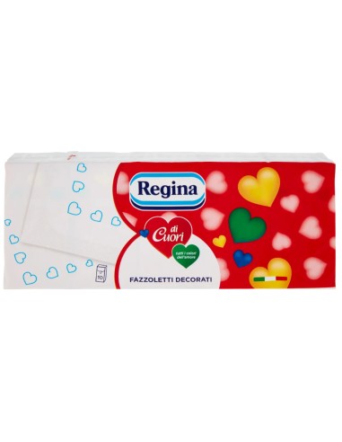 regina ci cuori fazzolettini di carta da naso - 10 pacchetti da 9 pezzi: tuttocasashop.live: carta & monouso