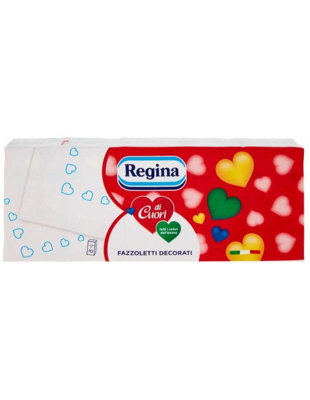 regina ci cuori fazzolettini di carta da naso - 10 pacchetti da 9 pezzi: tuttocasashop.live: carta & monouso