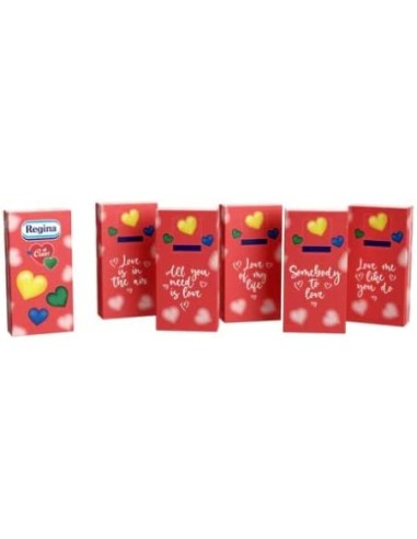 regina ci cuori fazzolettini di carta da naso - 10 pacchetti da 9 pezzi: tuttocasashop.live: carta & monouso